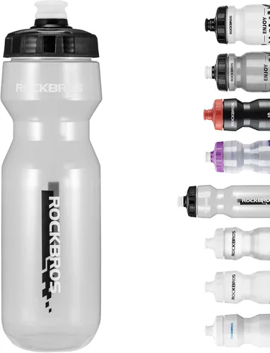 Vista 26 de ROCKBROS Botella de agua para bicicleta de 20oz-25oz Squeeze Ciclismo