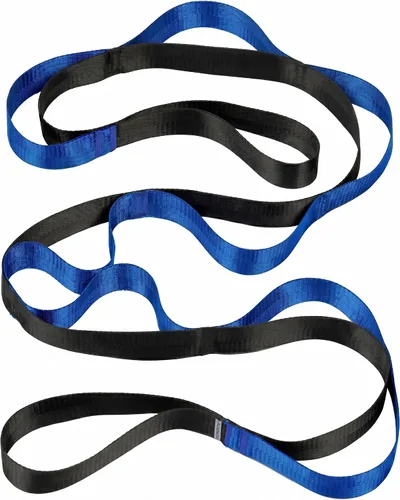 Vista 11 de Acozycoo Correa de estiramiento con 10 bucles, correa de yoga para terapia física, entrenamiento en casa, entrenamiento de pilates y flexibilidad