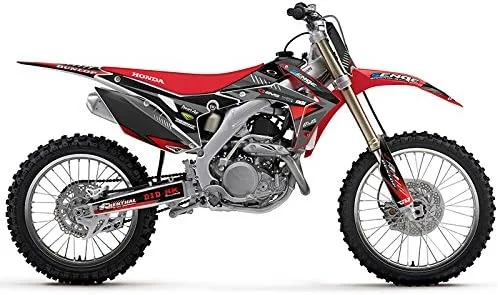 Vista 2 de Kit de base gráfica CRF 110 Surge Black Senge 2013-2018 compatible con Honda
