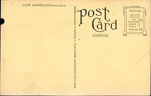 Vista 2 de J.C. O'Connor San Francisco, California CA Original Postal antigua