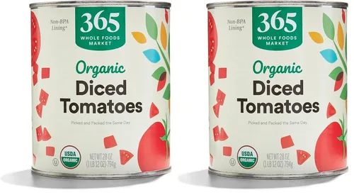 Vista 8 de 365 by Whole Foods Market, Tomates orgánicos en cubitos, 28 onzas
