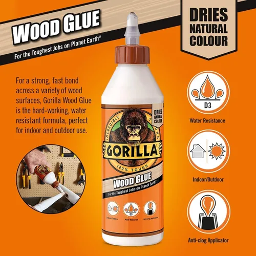 Vista 3 de Pegamento para madera impermeable Gorilla de 8.0 fl oz