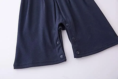 Vista 7 de SZCQ Traje de mameluco tipo kimono para bebé y niño, trajes japoneses de algodón samurái