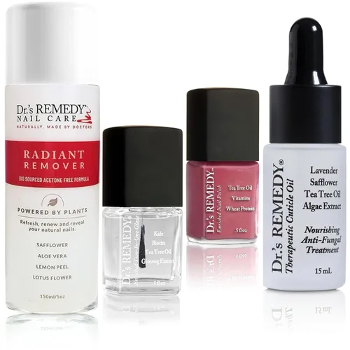 Vista 9 de Dr.'s Remedy Juego de 4 esmaltes de uñas enriquecidos BLUSHING Bride Collection