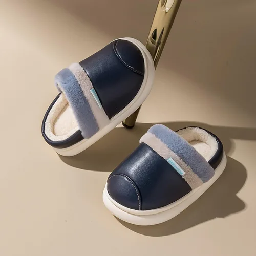 Vista 2 de Pantuflas de casa con espuma viscoelástica, lindas sandalias para niños y niñas, lindas para otoño e invierno