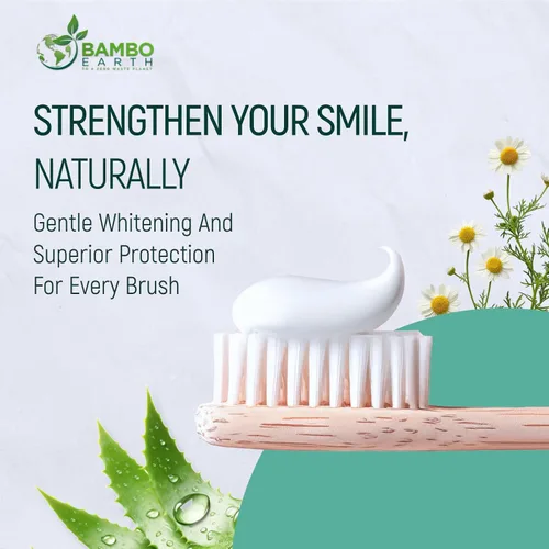 Vista 5 de Pasta dental natural sin flúor - Nano hidroxiapatita, remineralizante, para dientes sensibles, blanqueadora y tubo de cero desperdicio - Recomendada