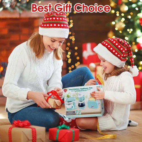 Vista 8 de Juguetes de electrodomésticos de cocina para niños, juego de accesorios de cocina de juego para niños, juguetes de cocina de simulación para niños