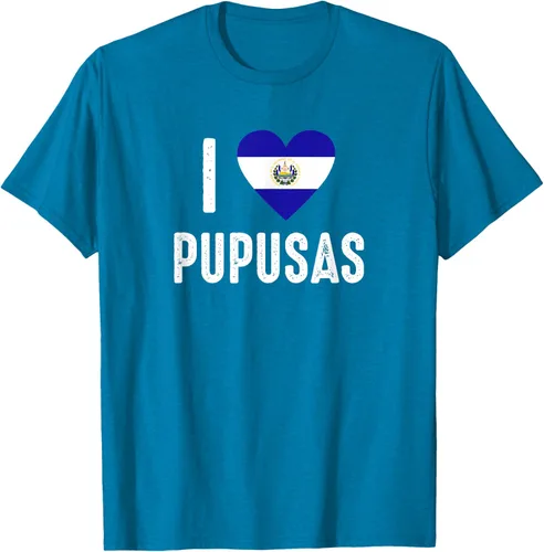 Vista 59 de Camiseta I Love Pupusa from El Salvador