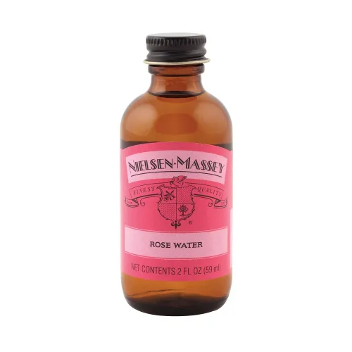 Vista 2 de Nielsen-Massey Agua de rosas para hornear, cocinar y bebidas, botella de 2 onzas