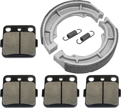 Vista 4 de Caltric Pastillas de freno delanteras y traseras compatibles con Yamaha Grizzly 600 Yfm600 Yfm-600 1998 1999 2000 2001