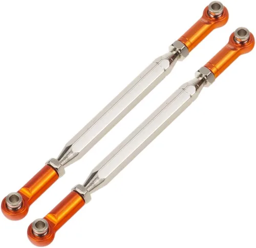 Vista 2 de 9 piezas Wltoys 12428 barra de tracción servo enlace brazo oscilante trasero superior suspensión brazo longitud ajustable para 1/12 Wltoys RC coche