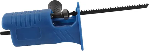Vista 8 de Adaptador de sierra recíproca para taladro eléctrico, kit de conversión de taladro portátil a sierra recíproca, mango ergonómico, juego de adaptador
