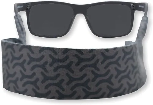 Vista 3 de Carson Correa de retención de gafas de neopreno para gafas de sol y gafas, gris ónix (ER-70BLK)