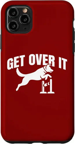 Vista 11 de iPhone 15 Dog Agility Handler - Get Over It - Bar Jumping Dog Agility Case