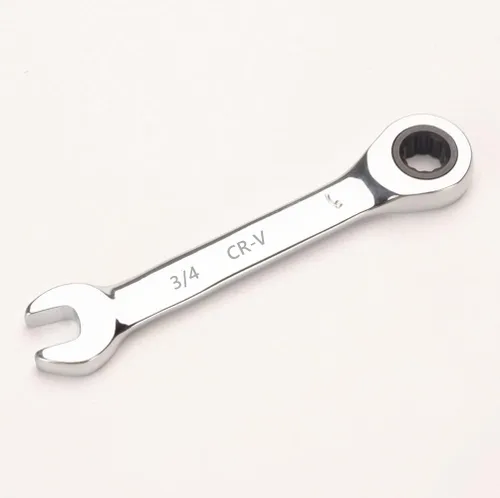 Vista 6 de Llave de engranaje de cabeza de extremo de caja rechoncha SAE de 1/2 pulgada, llave combinada de trinquete de 72 dientes