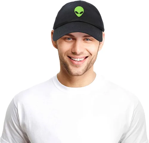 Vista 6 de DALIX Alien Head Gorra de béisbol para hombre y mujer