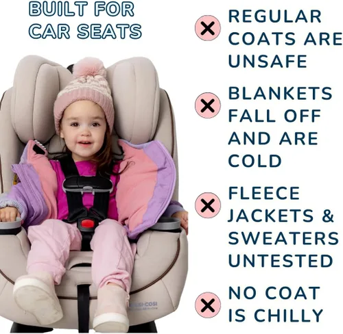 Vista 20 de Buckle Me Baby Coats Abrigo de asiento de coche de Toast