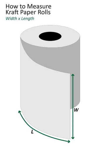Vista 2 de Boxes Fast Rollo de papel Kraft, 60#, 30" x 600', Kraft, (paquete de 1 rollo)
