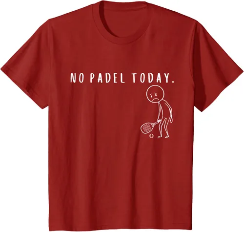 Vista 66 de No Padel Today Funny Padel Stickman Padel Playera Jugador de Tenis