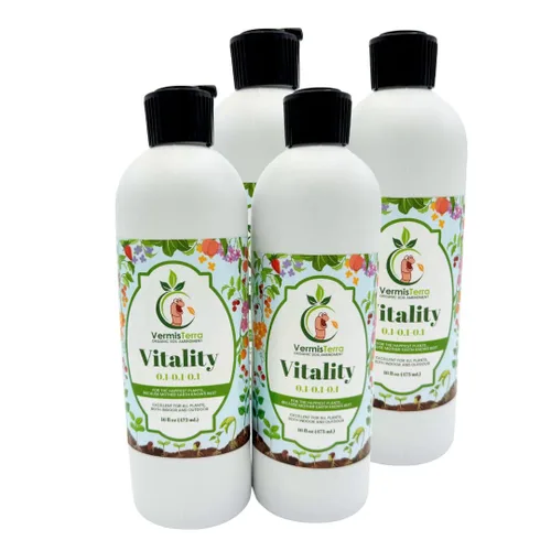 Vista 10 de VermisTerra Vitality - Alimento para plantas de interior y plantas de interior, fertilizante equilibrado de la madre tierra, orgánico, esquejes