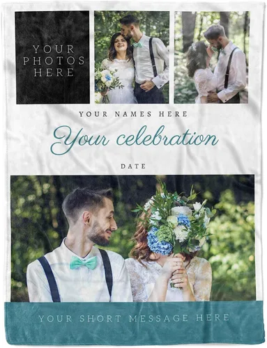 Vista 10 de Manta personalizada para esposa de esposo a esposa para pareja, regalo de aniversario para mujeres, regalo para aniversario de boda