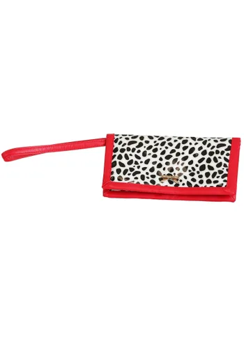 Vista 3 de Cartera de Mujer con Diseño de Dálmata Multicolor