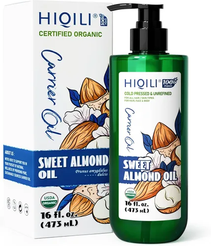 Vista 15 de HIQILI Aceite de ricino orgánico prensado en frío sin refinar, certificado por USDA, sin hexano, aceite de grado prémium para cara, crecimiento