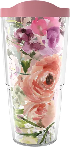 Vista 22 de Tervis Kelly Ventura - Colección Floral hecha en Estados Unidos Vaso aislado de doble pared para viajes mantiene las bebidas frías y calientes, 24