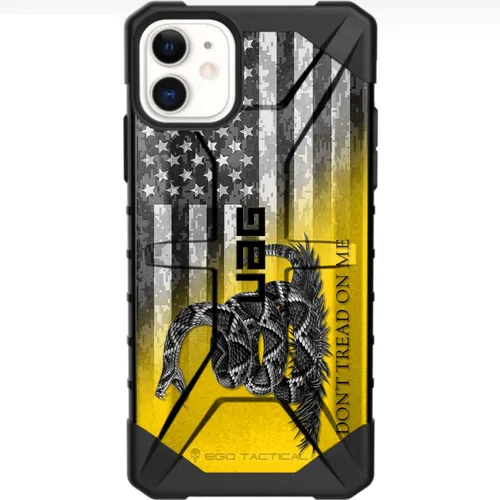 Vista 53 de EGO TACTICAL Limited Edition UAG Urban Armor Gear case Compatible with iPhone 12 Mini [5.4" Screen] A-10 Warthog