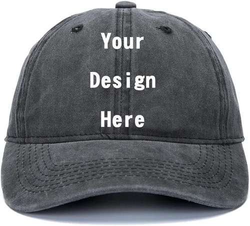 Vista 29 de Sombreros unisex con visera solar para papá, gorras de camionero personalizadas, gorras de béisbol para regalos Sombreros de béisbol Negro