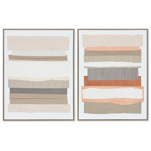 Vista 2 de Lienzo Home ESPRIT Pino Lienzo 62 x 4,5 x 82 cm 62,3 x 4,5 x 82,3 cm