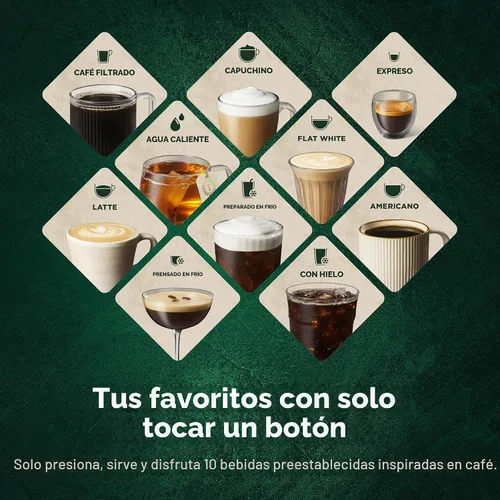 Vista 3 de Ninja AutoBarista Espresso totalmente automático, 10 opciones de bebidas, AE1002