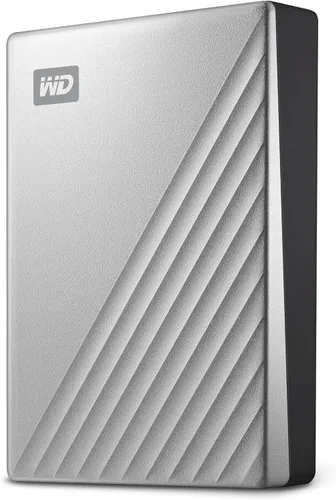 Vista 13 de WD 2TB My Passport Ultra, Azul, Disco Duro Externo Portátil, software de respaldo con defensa contra ransomware y protección por contraseña, USB-C