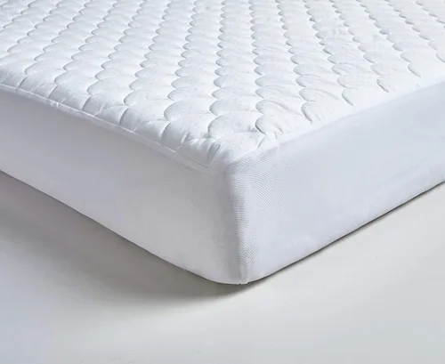 Vista 4 de Blue Ridge Home Fashions Protector de colchón impermeable tamaño California King, 350 hilos, transpirable, 100% algodón, acolchado superior que se