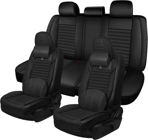 Vista 10 de Fundas de asiento para mini convertible 2009-2025, fundas de asiento de automóvil de cuero de alta calidad, impermeables, antideslizantes