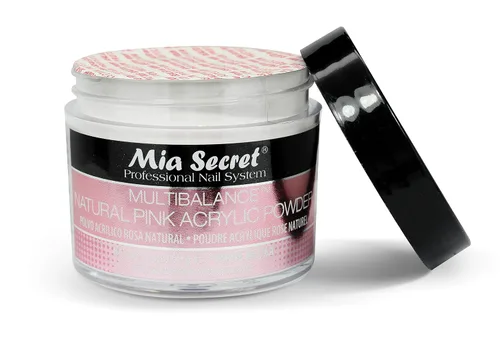 Vista 6 de Mia Secret Multibalance Natural Rosa Acrílico Polvo 2 Oz