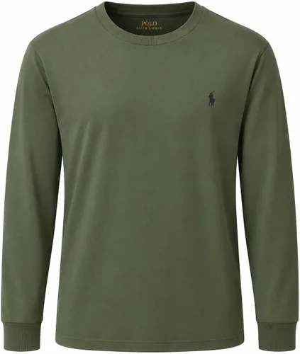Vista 5 de POLO RALPH LAUREN Camiseta de manga larga de ajuste clásico suave al tacto para hombre (Soft Touch) Marina francesa