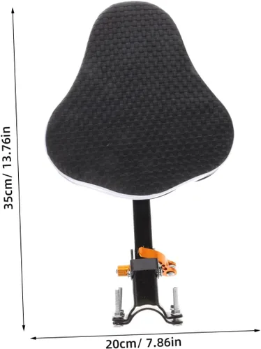 Vista 5 de Accesorio de asiento de bicicleta de montaña, versátil asiento de bicicleta para niños y niñas, características de seguridad de comodidad