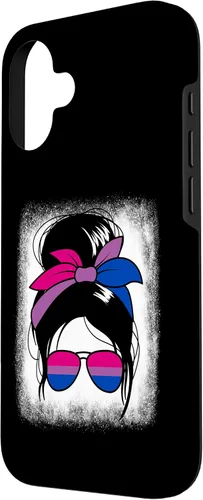 Vista 2 de iPhone 16 Bisexual Messy Bun Bi Sexual Women's Bisexual Case