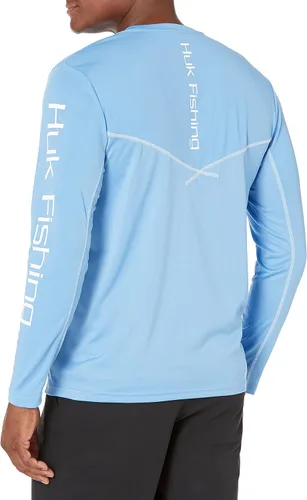Vista 2 de HUK Icon X Camiseta de pesca con protección solar y manga larga para hombre