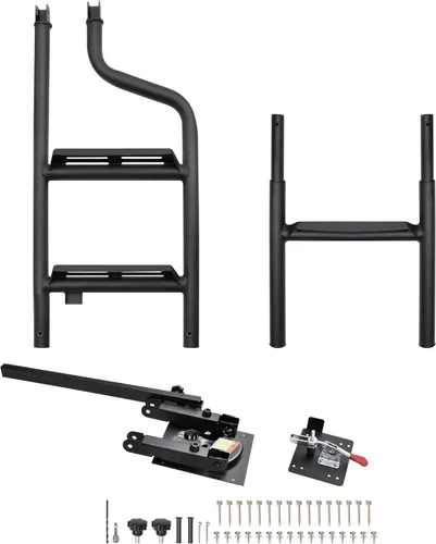 Vista 9 de Escalera universal giratoria para puerta trasera de 45 pulgadas con asa