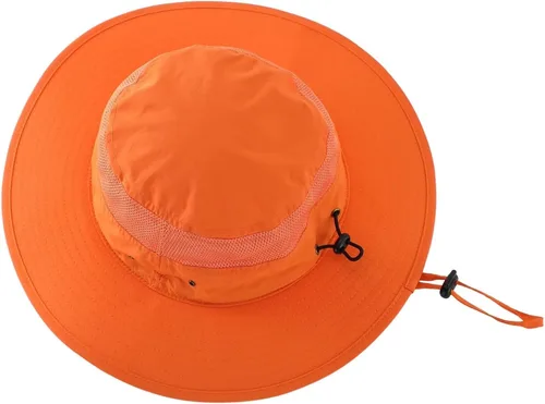 Vista 2 de Home Prefer Sombrero de sol UPF 50+ para hombre, ala ancha, protección UV, sombrero para hombre y mujer, playa, safari, jardinería, golf, pesca