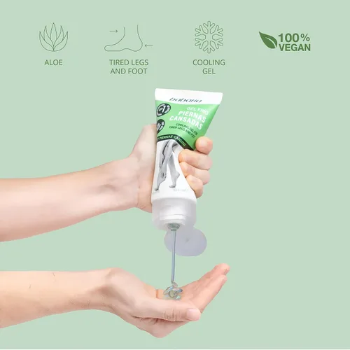 Vista 2 de Babaria Gel refrescante para piernas y pies - Efecto calmante y suavizante - Proporciona propiedades regeneradoras y calmantes - Infundido