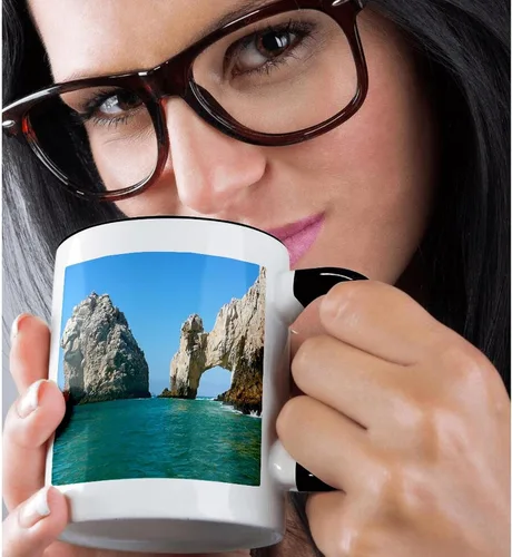 Vista 2 de 3dRose mug_22787_4 Hole In The Rock Cabo San Lucas Mexico - Taza, multicolor, 11 onzas