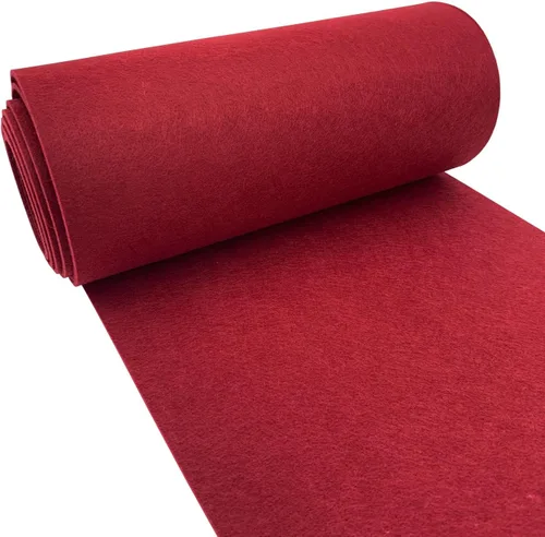 Vista 3 de aufodara Tela de fieltro 11.8 x 98.4 pulgadas Rollo de tela de fieltro para manualidades, fieltro de 3mm de espesor para manteles de fieltro DIY