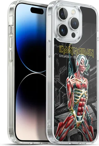 Vista 171 de Head Case Designs Funda de gel suave con licencia oficial de Iron Maiden Brave New World, compatible con Apple iPhone 7 Plus/iPhone 8 Plus Nuevo