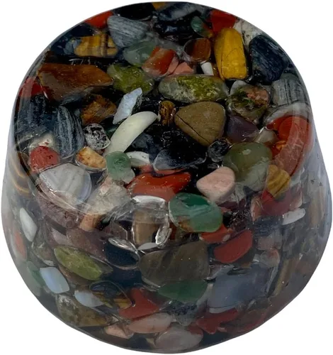 Vista 14 de Amethyst Small Tower Busters Crystal Orgone Generator Energy Accumulator GIFTING TOOL!! Metal Core Made using Advance Harmonics Orgonite Beautiful