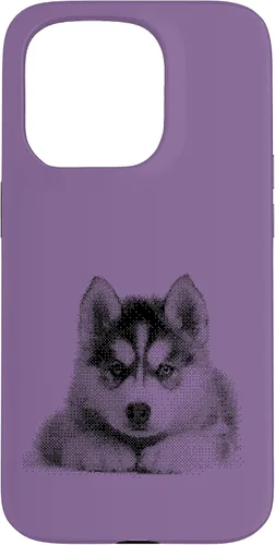 Vista 14 de Chic Husky Puppy for Dog Mom and Paw Parents Case for iPhone 16