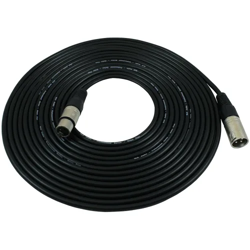 Vista 10 de GLS Audio cables de audio de 25' para micrófonos. Cables con colores con entradas XLR macho a XLR hembra, paquete de 6