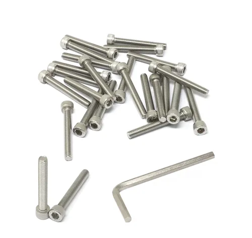 Vista 179 de iexcell Kit de tornillos de cabeza hexagonal de acero inoxidable 304, 100 unidades M2 x 0.157 in, paso de rosca de 0.016 in